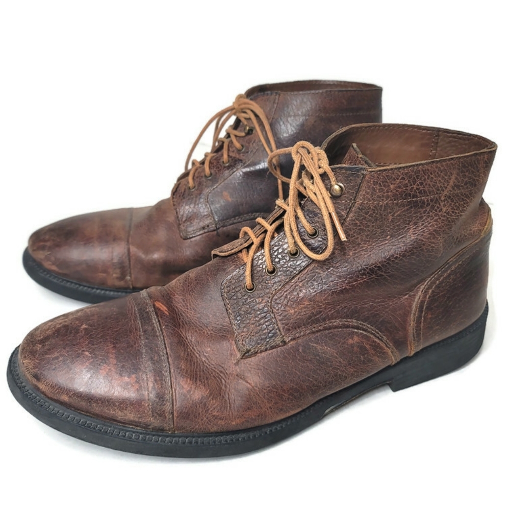 J shoes albany distressed moto combat boots size 11